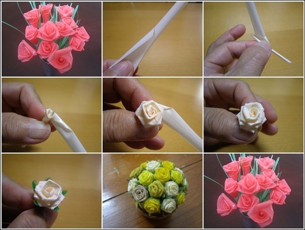 3 Cara Membuat Bunga Dari Sedotan Beserta Gambarnya Mamikos Info
