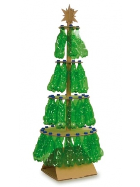 Kreasi Pohon Natal Dari Botol Bekas Kumpulan Gambar Bagus