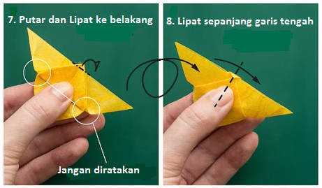 Cara Membuat Origami Kupu Kupu Dari Kertas Yang Mudah