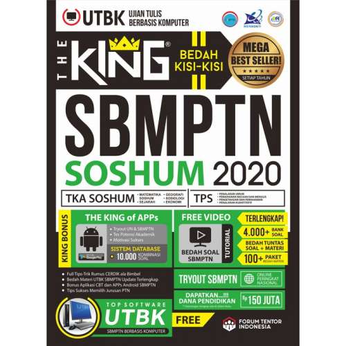 3 Rekomendasi Buku SBMPTN 2020 Saintek, Soshum dan  