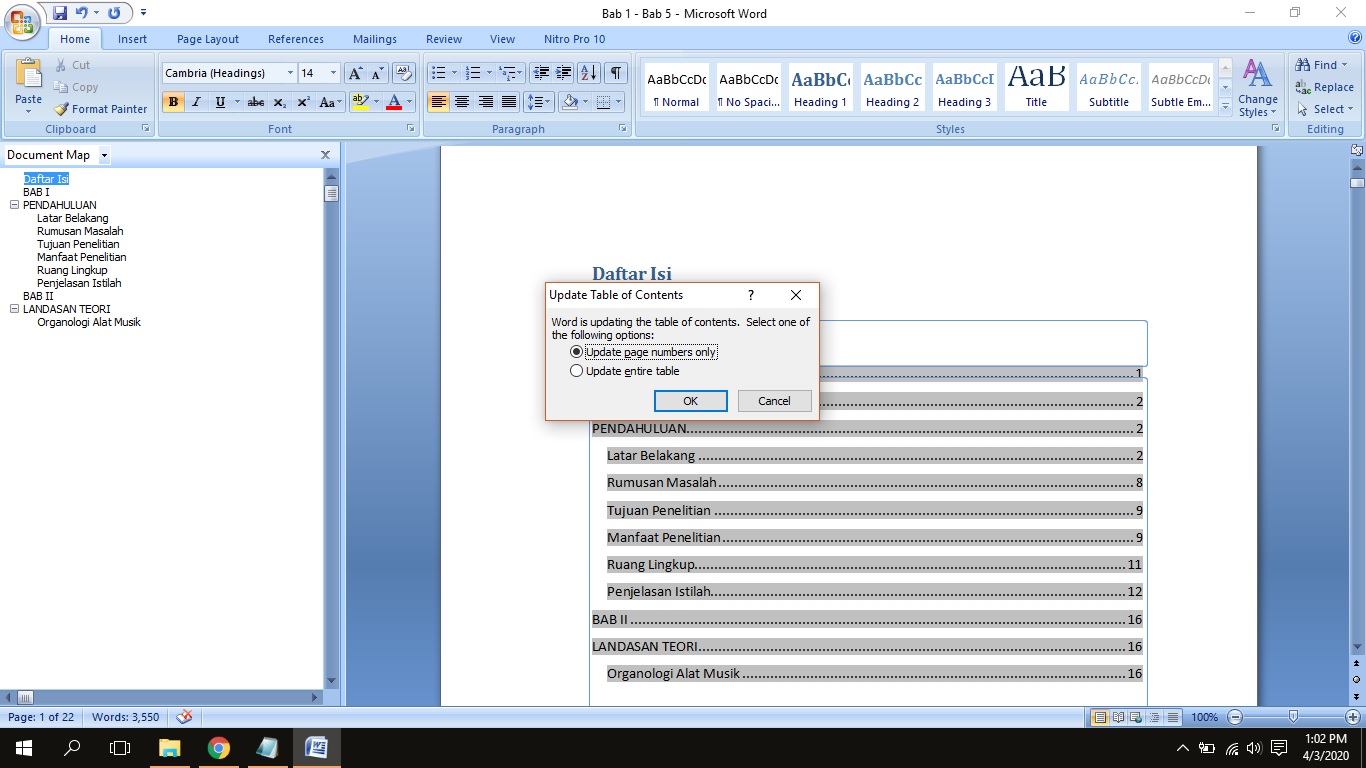 Cara Membuat Daftar Isi Otomatis Di Microsoft Word 2010 Dailysocial